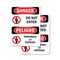 Signmission Do Not Enter Bilingual Danger Sign, Plastic, 7in W x 10in L, 2PK OS-2PACK-DS-P-710-VS-1151 - alternate 1